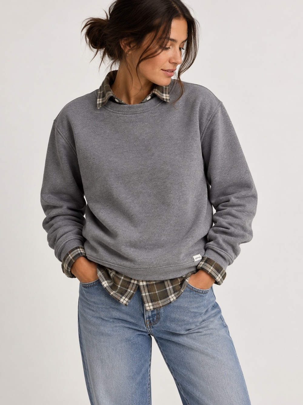 Orvis Classic Crewneck Sweatshirt | Heather Gray | Size S